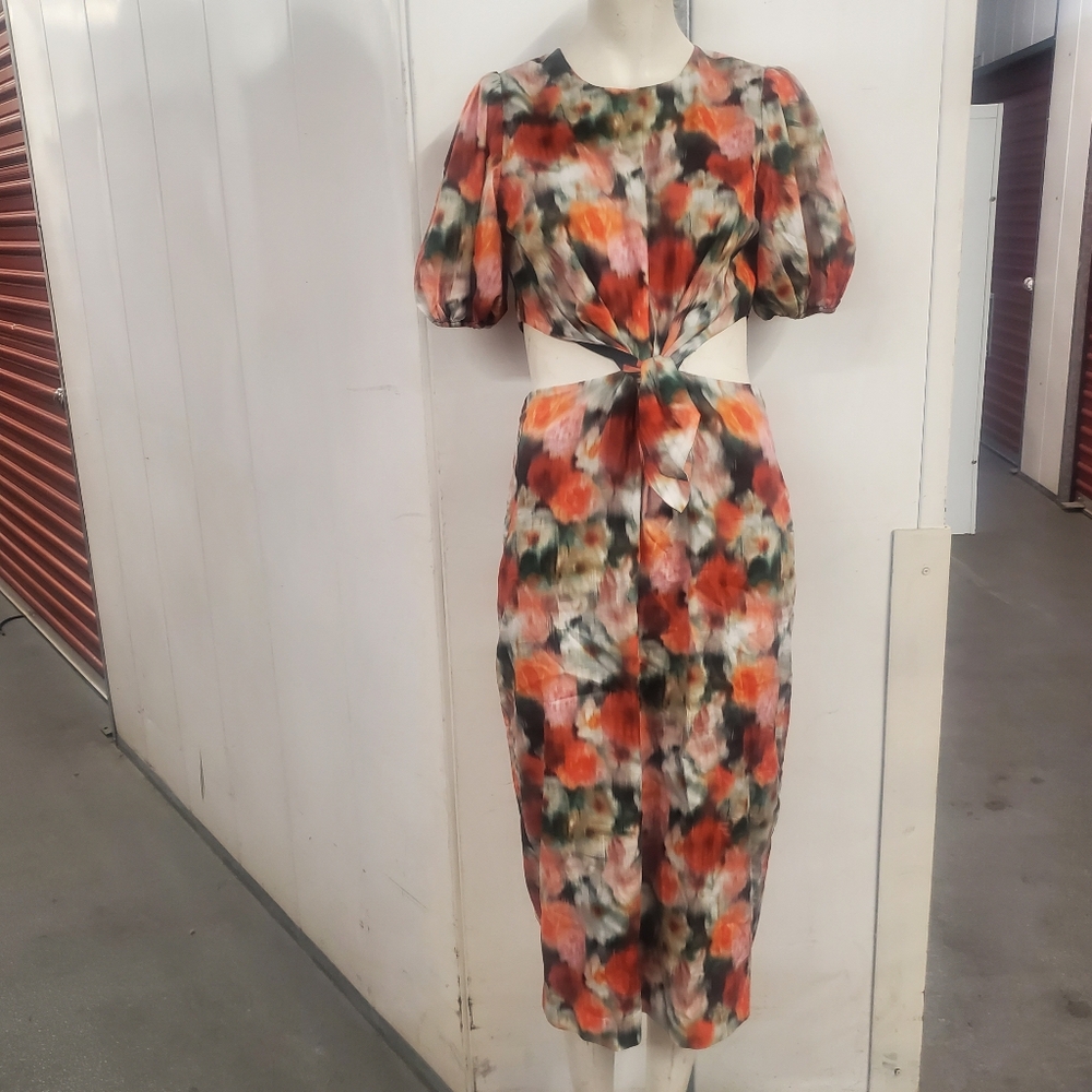J.Crew Cutout Dress In Liberty London Hazy Days Floral Women's Size 2